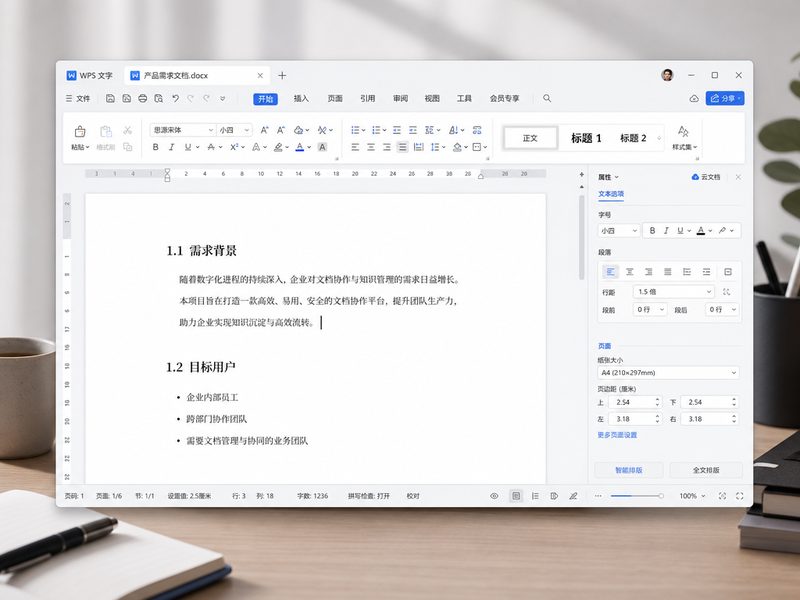 WPS 文字处理