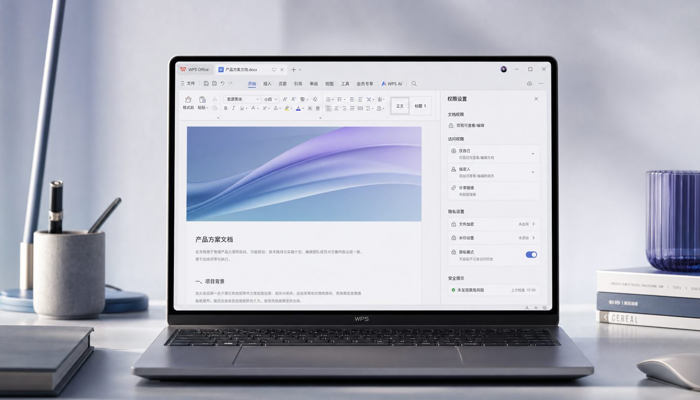 WPS Office 2026 旗舰版界面展示